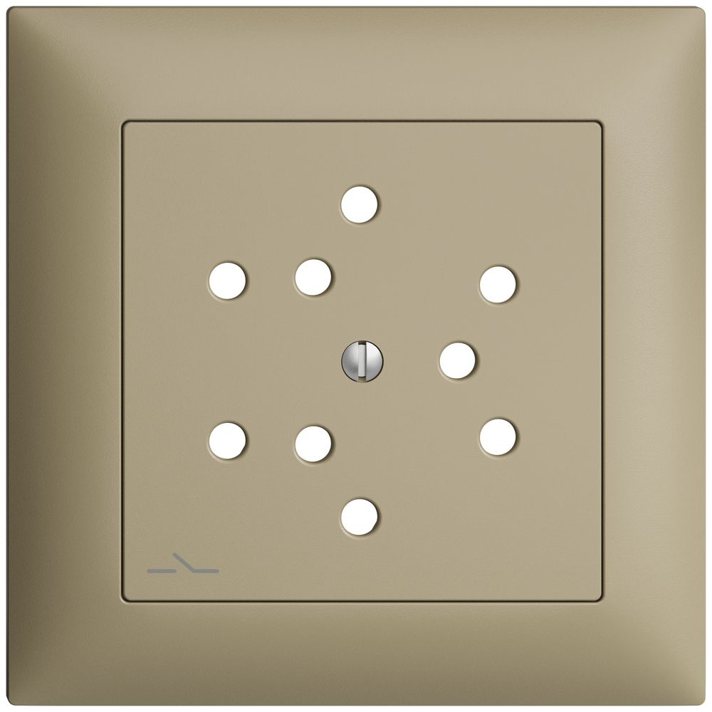 Kit frontal EDIZIOdue sand 88×88mm 3×T12/1