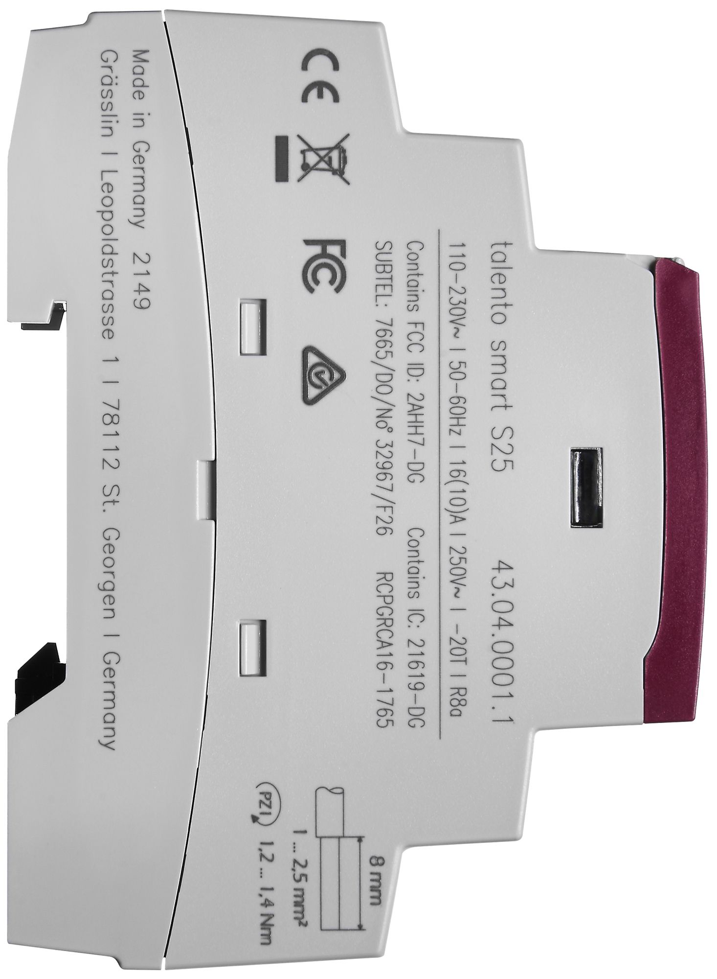 Timer digitale AMD talento smart S25, 2 canali 110/230VAC