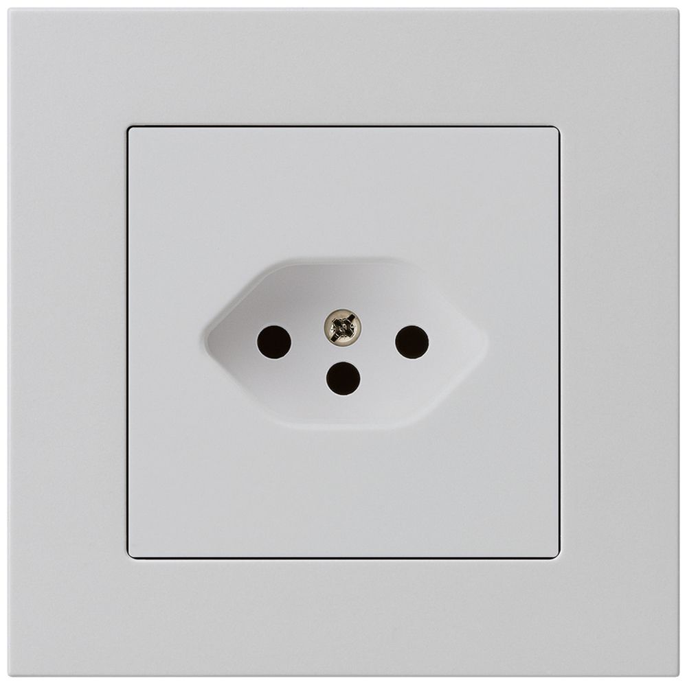 UP-Steckdose kallysto.pro T13 hellgrau mit Kinderschutz