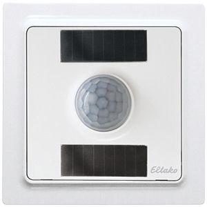 AP-RF-Bewegungs-/Helligkeitssensor Eltako FBH55ESB Solar weiss glänzend