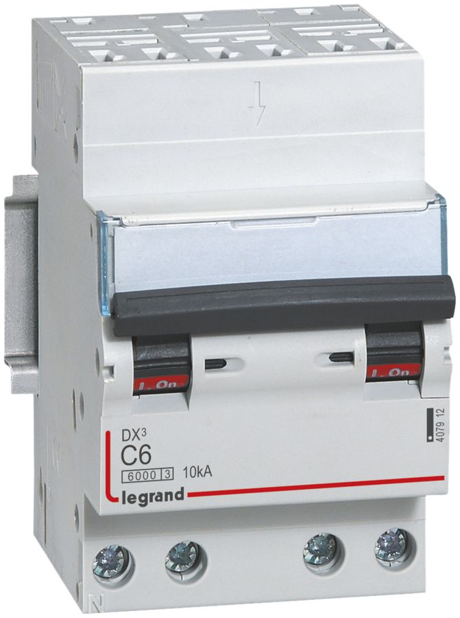 Leitungsschutzschalter Legrand C 4P 16A 6000A/10kA Steckanschl.