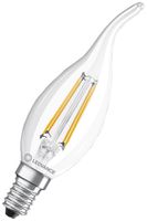 Lampe LED LEDVANCE CLAS BA E14 4W 470lm 2700K Ø35×121mm BA11 clair