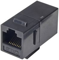 Module RJ45 Cecoflex AVM-0106, Keystone, cat.6/u f/f, noir