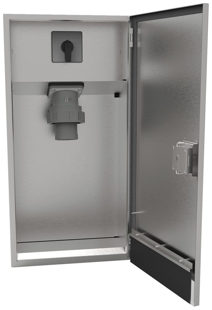 AP-Notstrom-Einspeisung Bals mit Umschalter 63A 5P 50V 1h IP67 700×350×350mm