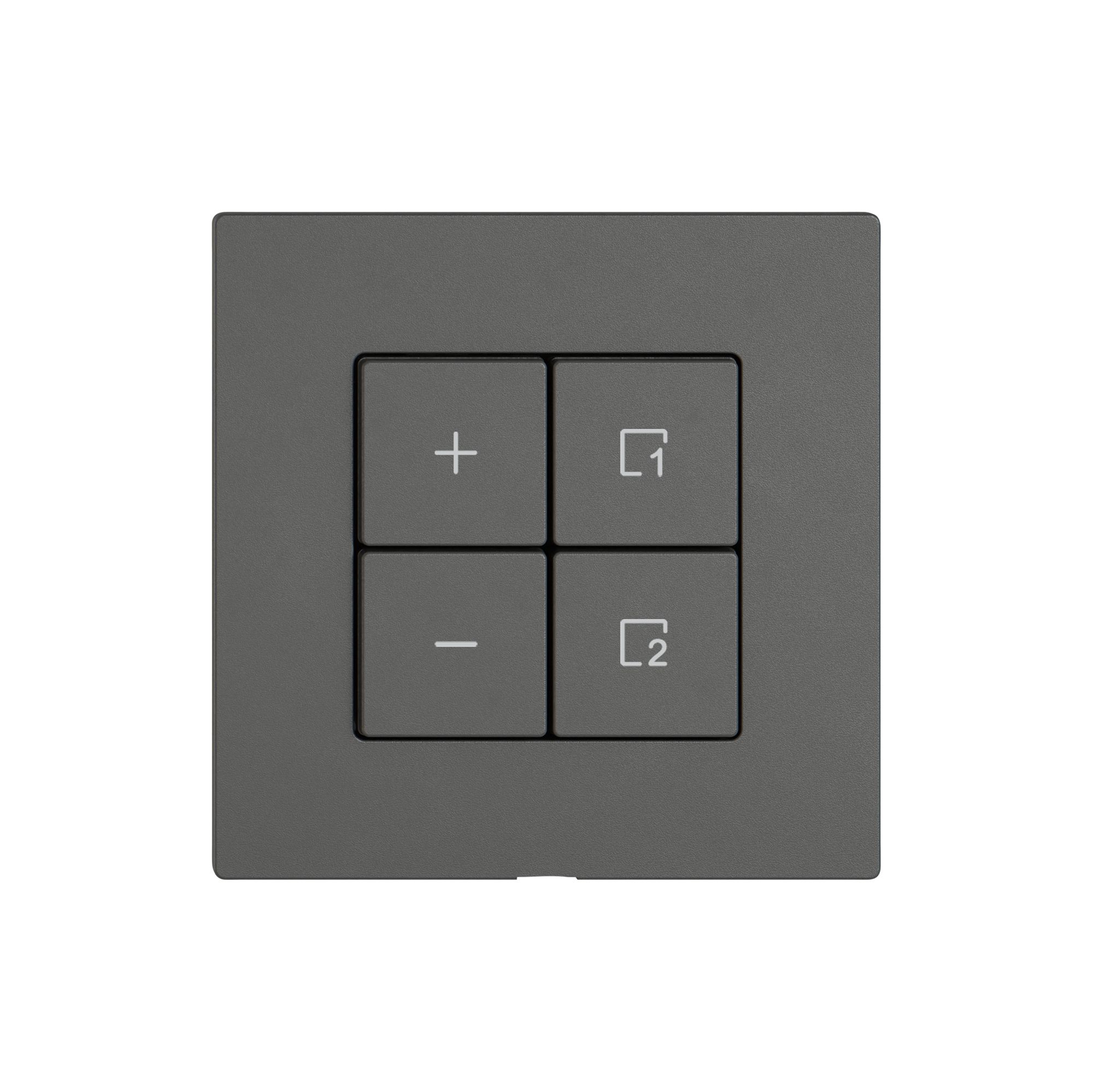 Kit di montaggio EDIZIO.liv Wiser SNAPFIX® p.dimmer 1C scena 4T grs