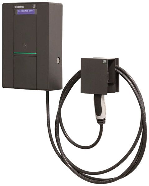Wandladestation Scame BUSINESS 22kW 32A 3L Mode 3 1×T2 5m IP55 IK08