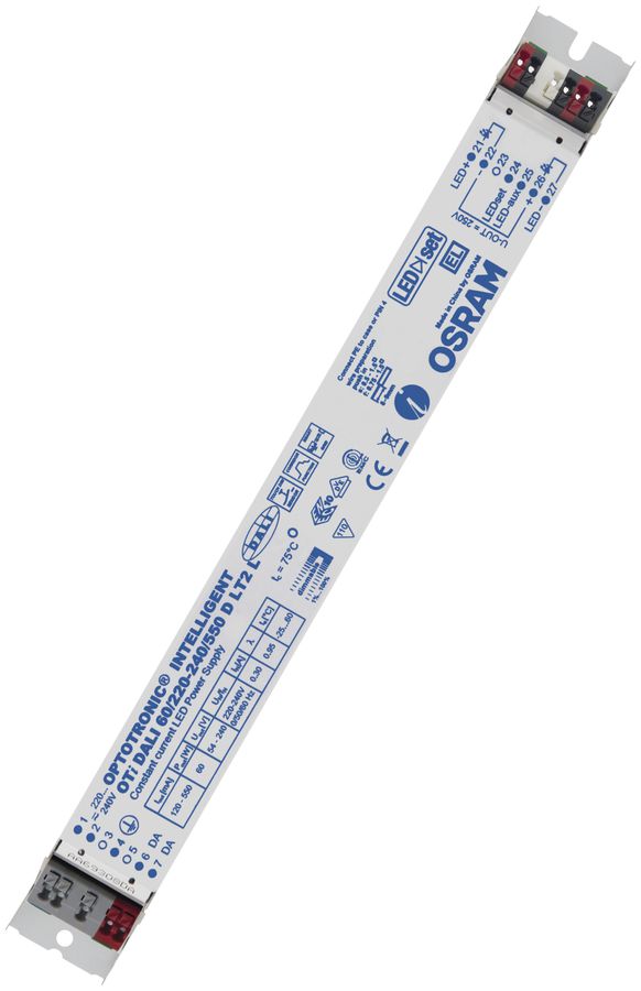 Convertitore LED Osram OTi LT2 L 550mA, 60W, IP20, DALI