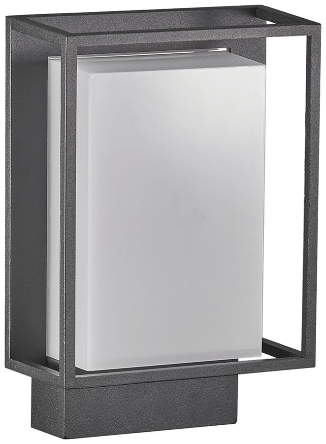 Applique LED Nordlux Nestor 8W 550lm 2700K IP44 221×147mm nero
