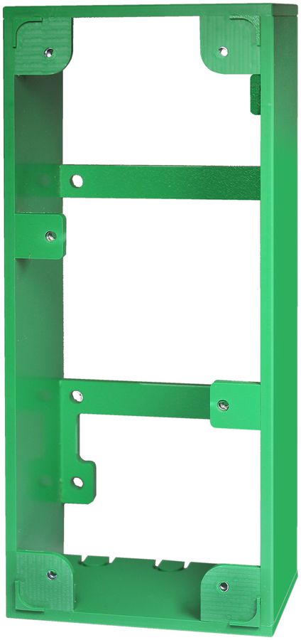 Quadro AP BSW APR3-G55,   per  EDIZIOdue  3×1, 88×88×55mm, verde