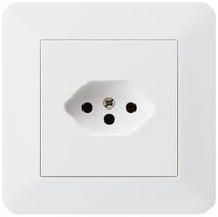 Prise ENC kallysto.trend T13 blanc avec sécurité enfants