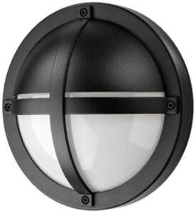 Applique LED SG Tanto 10W 330lm 3000K IP65 VAR Ø270mm noir