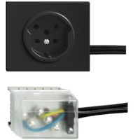 Prise INC FH FLF FP T15 noir