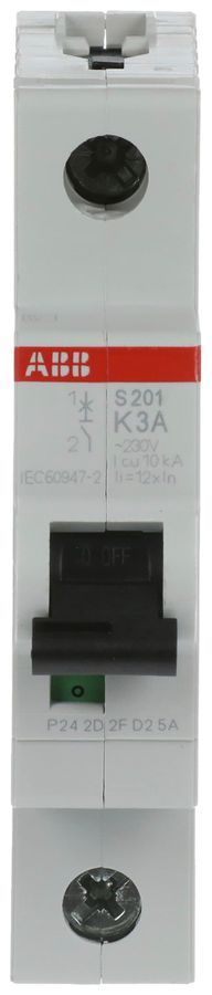 Disgiuntore ABB S201-K3 3A 6kA