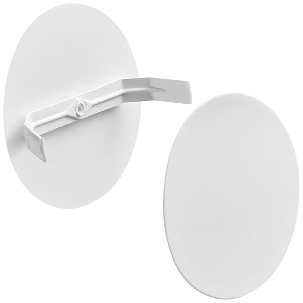 Deckenrosette HSB Weibel Ø85×1mm Kunststoff weiss GDP bei 850°C