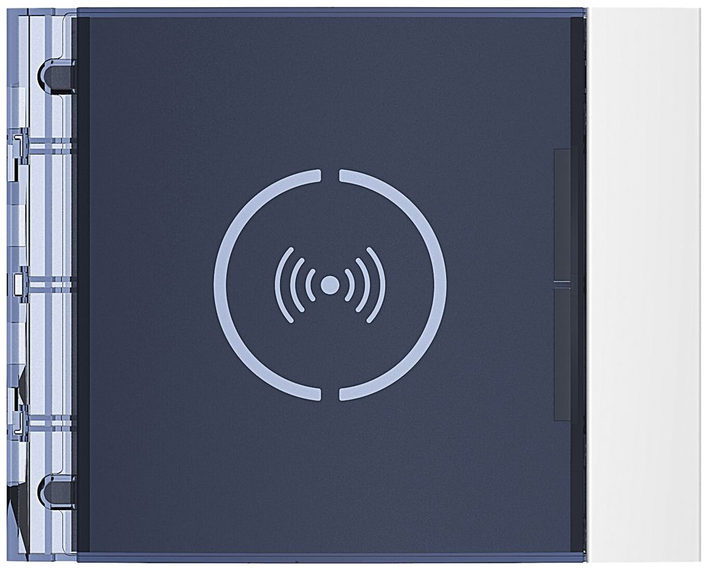 Façade pour module lecteur pour transpondeur Sfera blanc