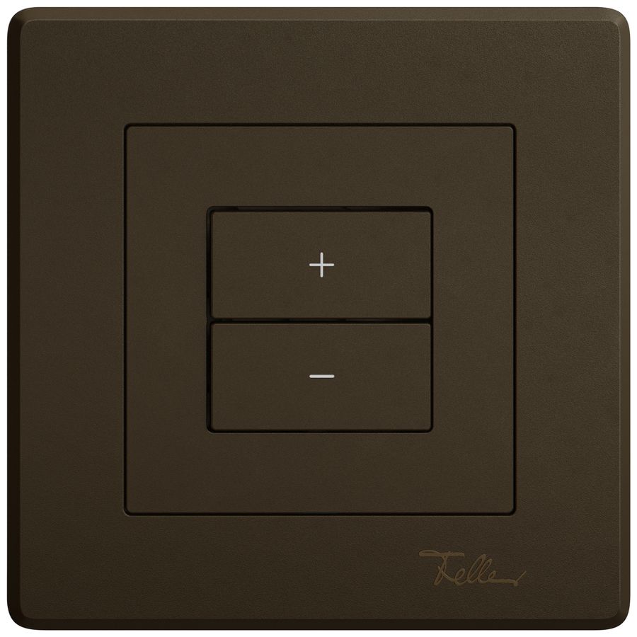 UP-Dimmer DALI EDIZIO.liv Wiser SNAPFIX® 2 Tasten WLAN br