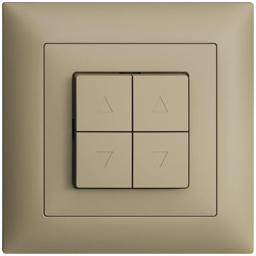 Interruttore per tapparella INC EDIZIOdue FMI sand 2 canali