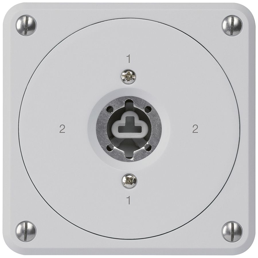 Interrupteur à clé ENC robusto sans clapet sans cylindre 3/1P gris p.combinaison