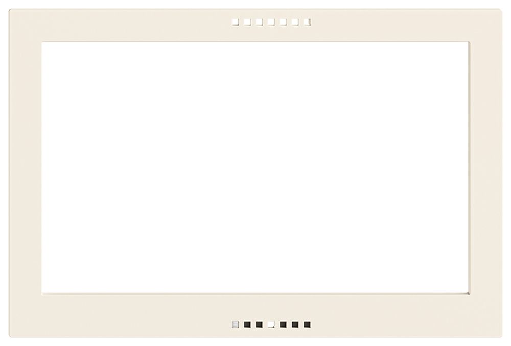 Frontplatte EDIZIOdue für KNX-Panel 7" crema