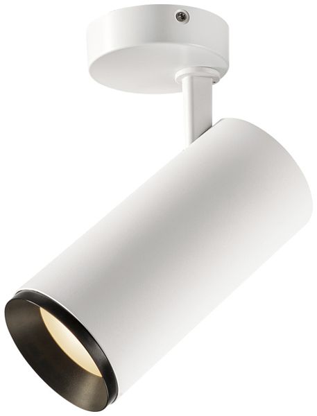 Spot LED SLV NUMINOS SPOT L PHASE 28W 2400lm 3000K 60° Ø100×213mm blanc