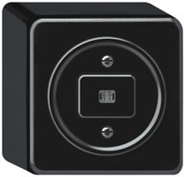 AP-Leuchtdruckschalter origin Sch 6 LED 88×88×54mm schwarz