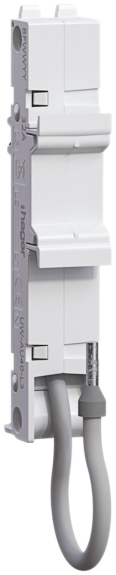 Universaladapter Hager uniway 18mm, 40A, 1P, L3