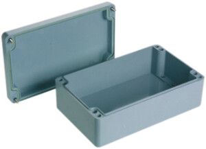 Boîtier AP PEs 260×160×90mm gris clair, IP65, Lithos Woertz