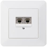 Boîte ENC kallysto.trend 2×RJ45s séparé CUC blanc