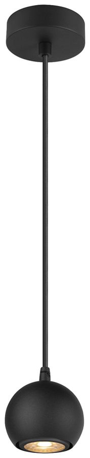 Pendelleuchte SLV LIGHT EYE 90 GU10 1×6W DIM Ø89mm schwarz