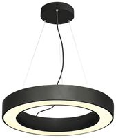 LED-Pendelleuchte SLV MEDO RING 60 DALI 34W 2000lm 3000K Ø600×80mm schwarz