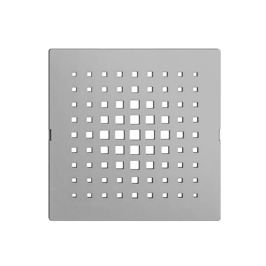 Frontset EDIZIOdue silver 60×60mm zu Gong 3070