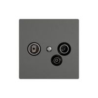 Presa antenna TV-R-dati EDIZIO.liv SNAPFIX® 23dB grs