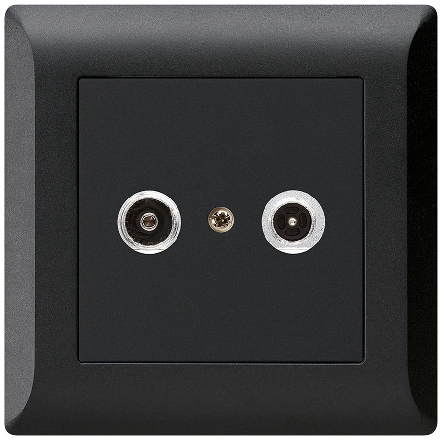 Prise antenne ENC kallysto.line R/TV 14dB 2GHz noir