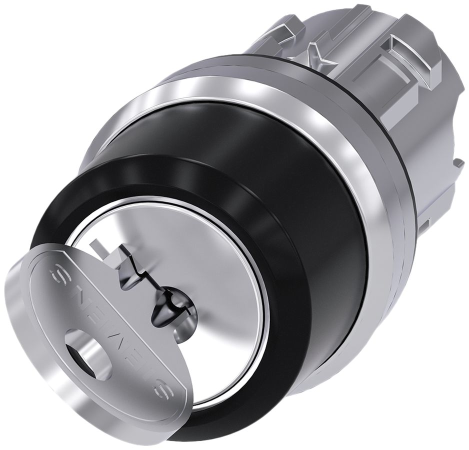 Interrupteur à clé Siemens SIRIUS ACT RONIS O-I (O/I) métal brillant