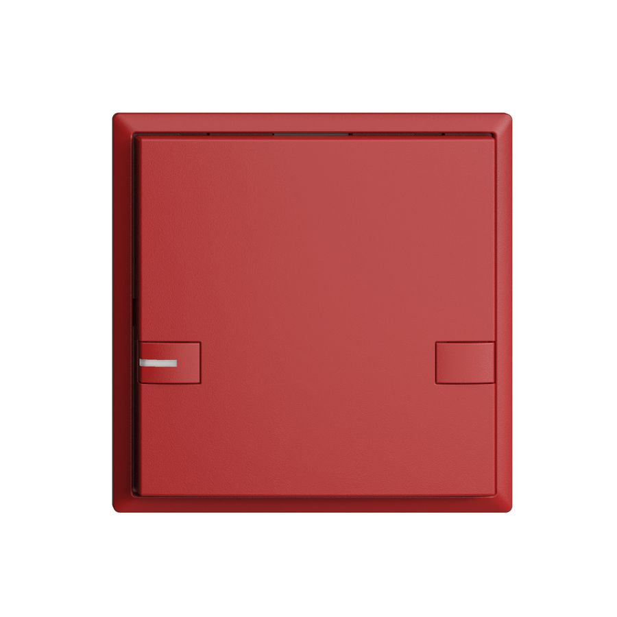 Poussoir ENC KNX 1× EDIZIOdue colore berry RGB avec LED