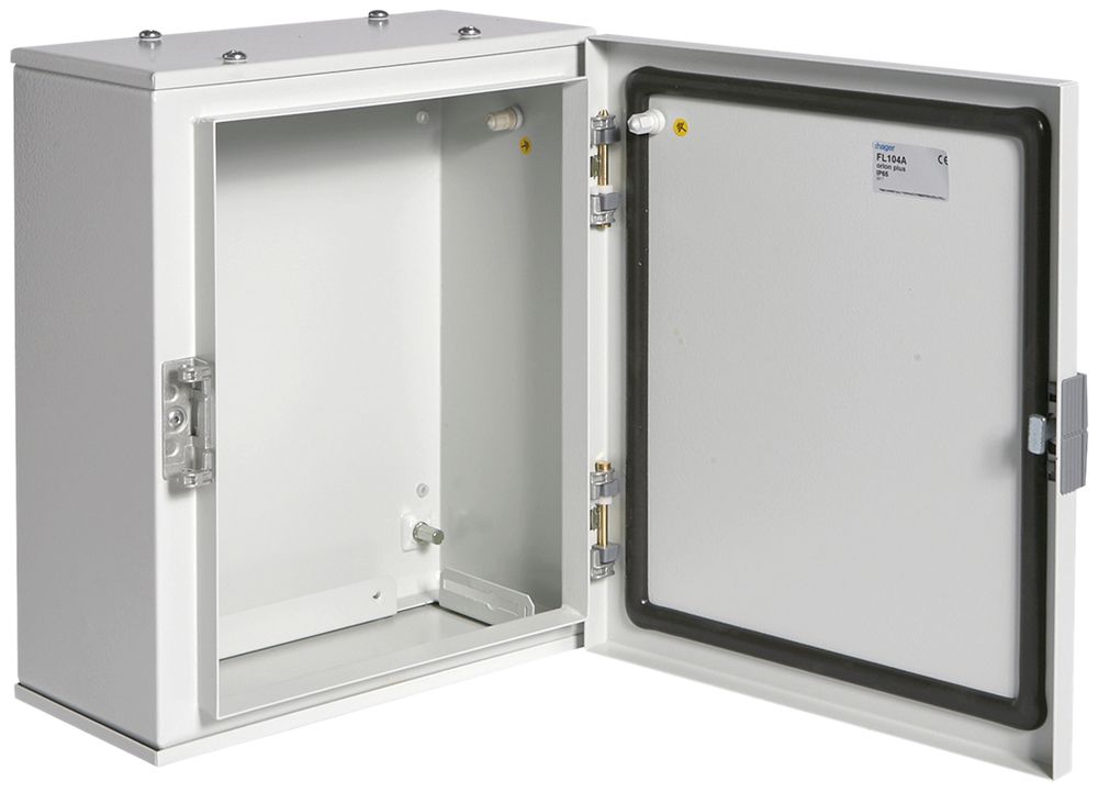 Cofano AP Hager Orion.Plus acciaio 300×350×160mm IP65 SKI doppio bit grc