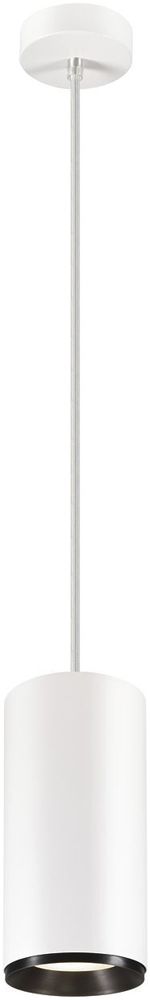 LED-Pendelleuchte SLV NUMINOS PD DALI XL 36W 3800lm 4000K 24° weiss/schwarz