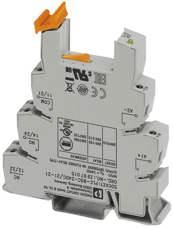 Relaissockel Phoenix Contact PLC-BSC- 24DC/21-21
