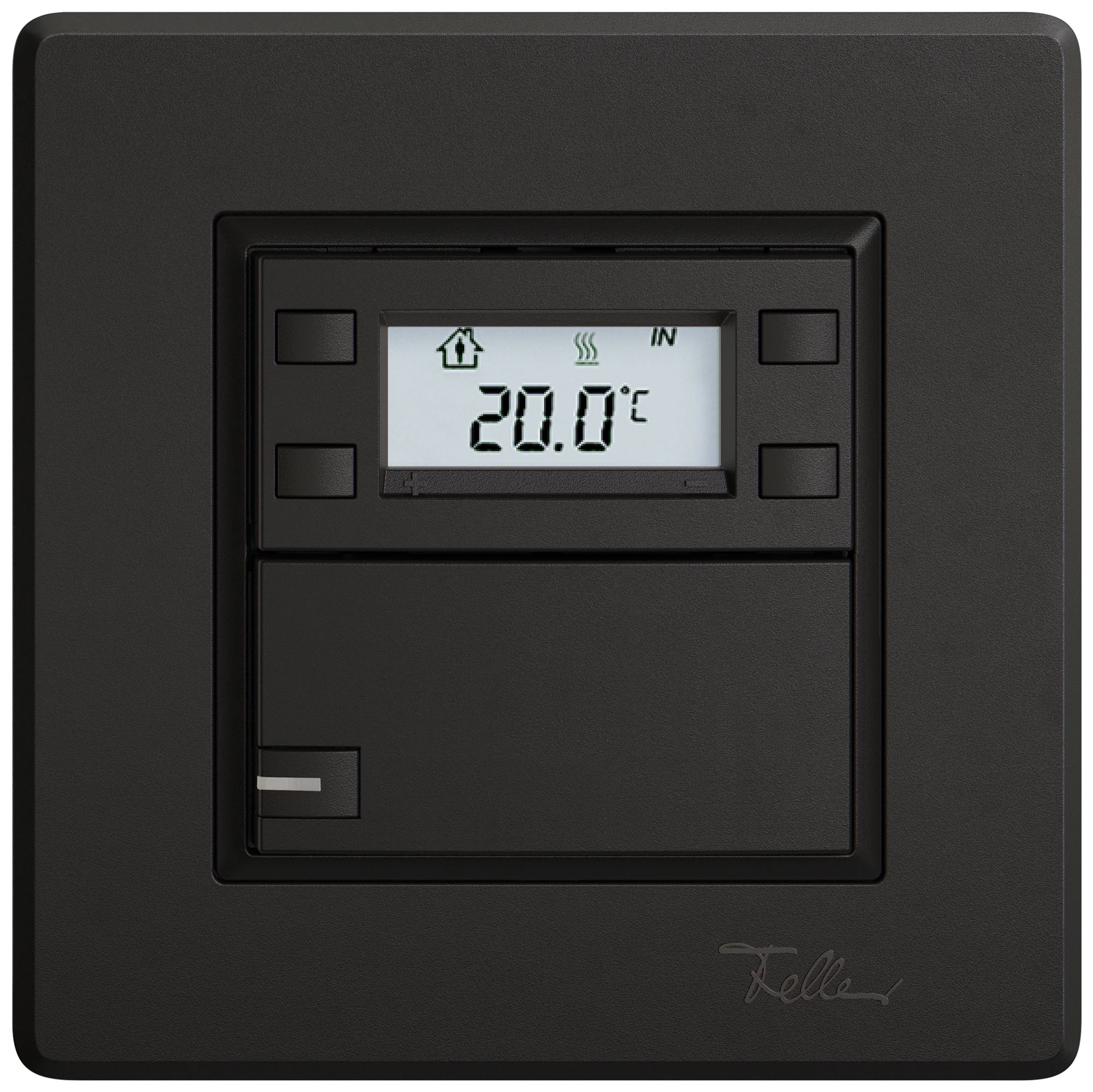 Poussoir RTH ENC EDIZIO.liv SNAPFIX® a.RGB-LED 1×touche comm.1T no