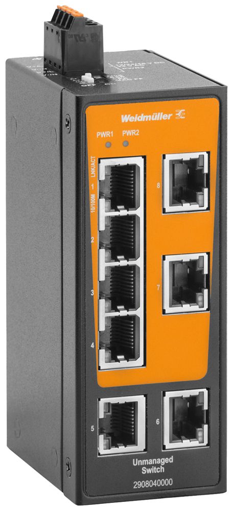 Switch Weidmüller IE-SW-BLB-08-8TX 8×RJ45 FE unmanaged