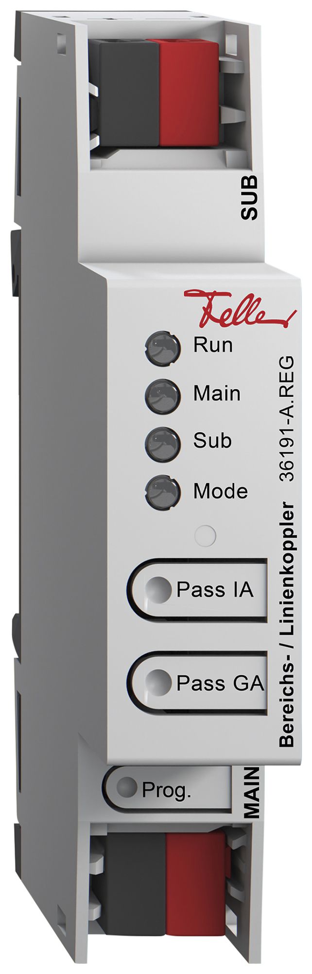 REG-Linien-/Bereichskoppler Feller 36191-A.REG, KNX Data Secure, 1TE