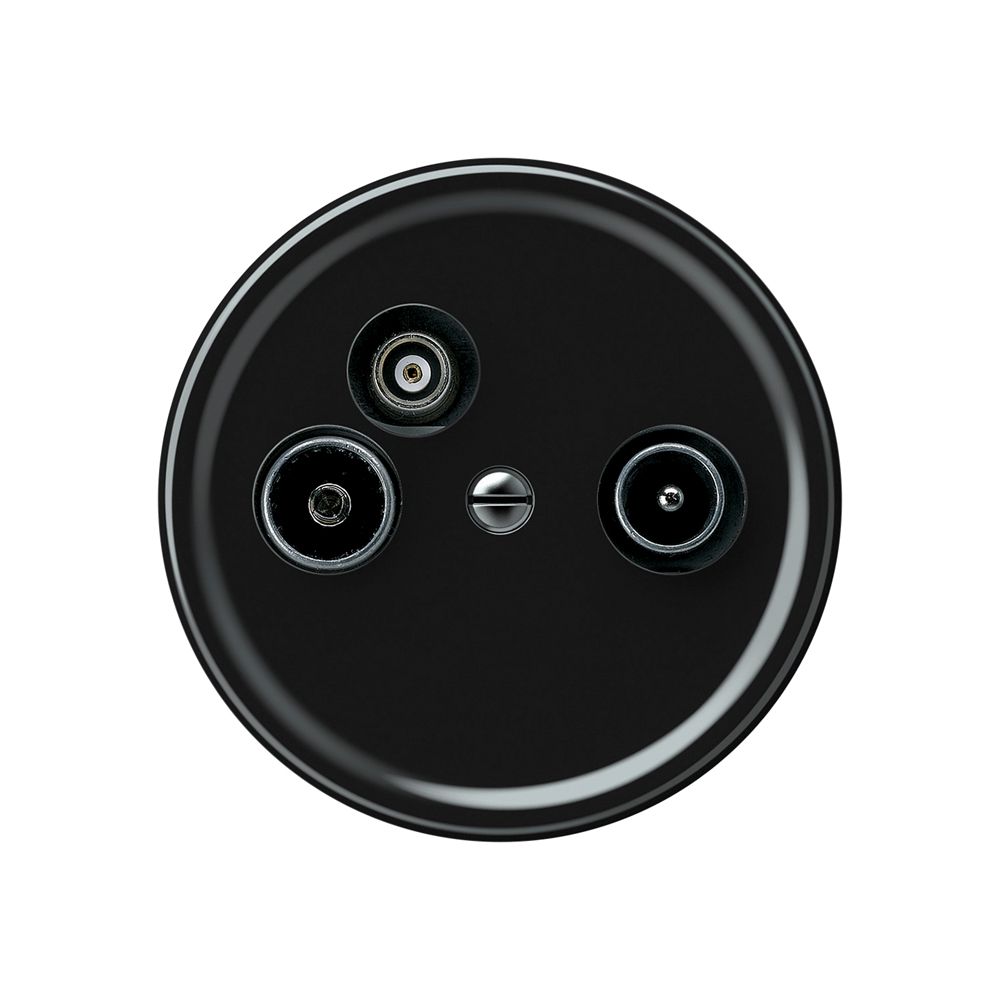 Antennendose TV-R-Daten origin Durchgangsdose 19dB 4dB schwarz