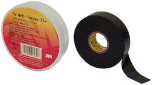 Isolierband Scotch® Super 33+ Vinyl, 38mm×33m, 0.18mm, schwarz