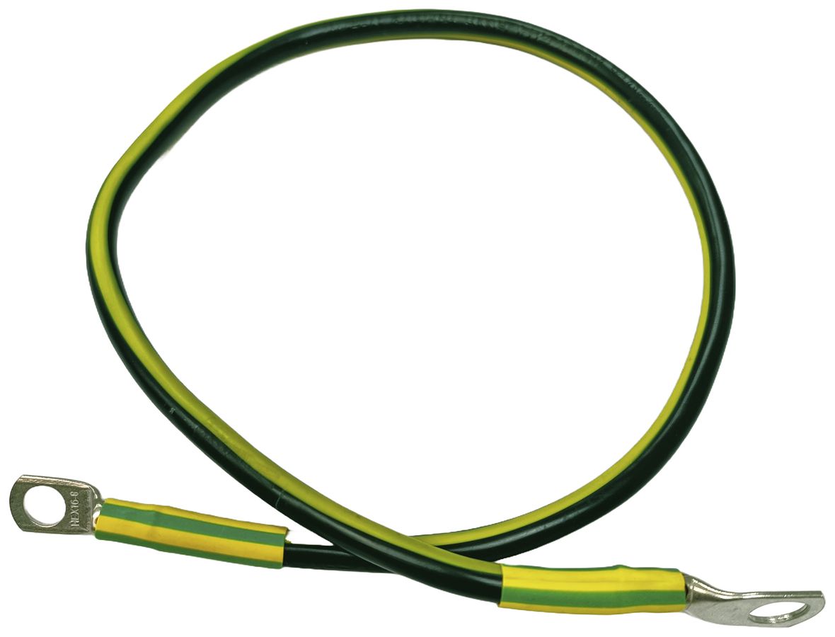 Raccord flexible ELBRO 50mm² 500mm avec cosses de câbles Ø10mm