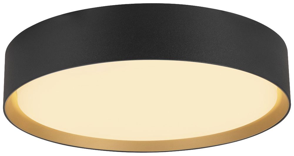 LED-Decken-/Wandleuchte SLV DECONA 30 18W 1560lm 927/930 IP44 DIM Ø300 schwarz