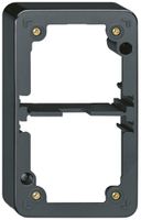 Quadro AP basico 2×1/30mm nero