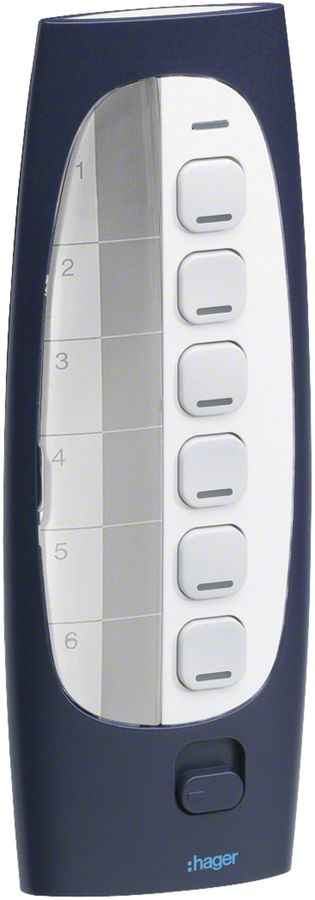 Télécommande RF 18 canaux TEBIS KNX 7 boutons