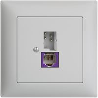 Presa di raccordo INC T+T 6P/1×RJ45 DSL-a banda larga grigio chiaro EDIZIOdue