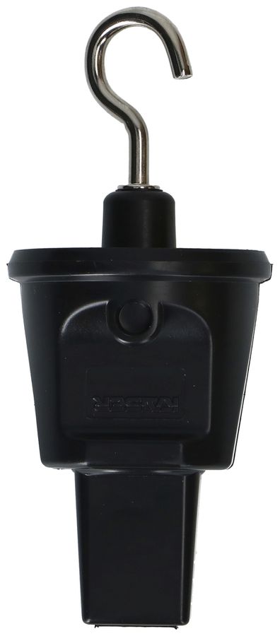 Embout MH avec crochet pour câble d'illumination plat noir