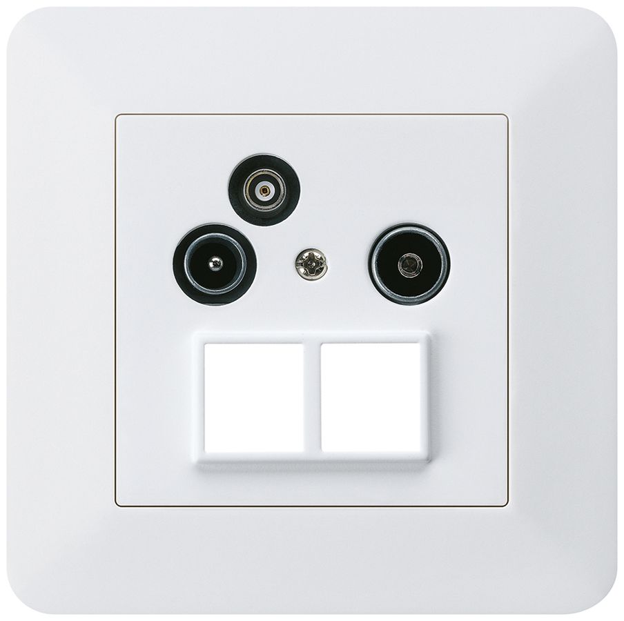 UP-Antennendose R/TV-Daten kallysto.trend HMS 2GHz 19db weiss